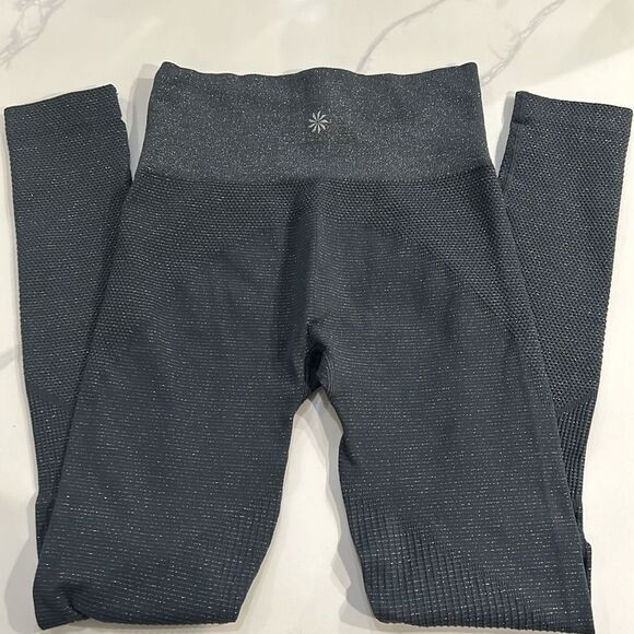 Athleta Glitter Leggings - S - EUC - Picture 3 of 8